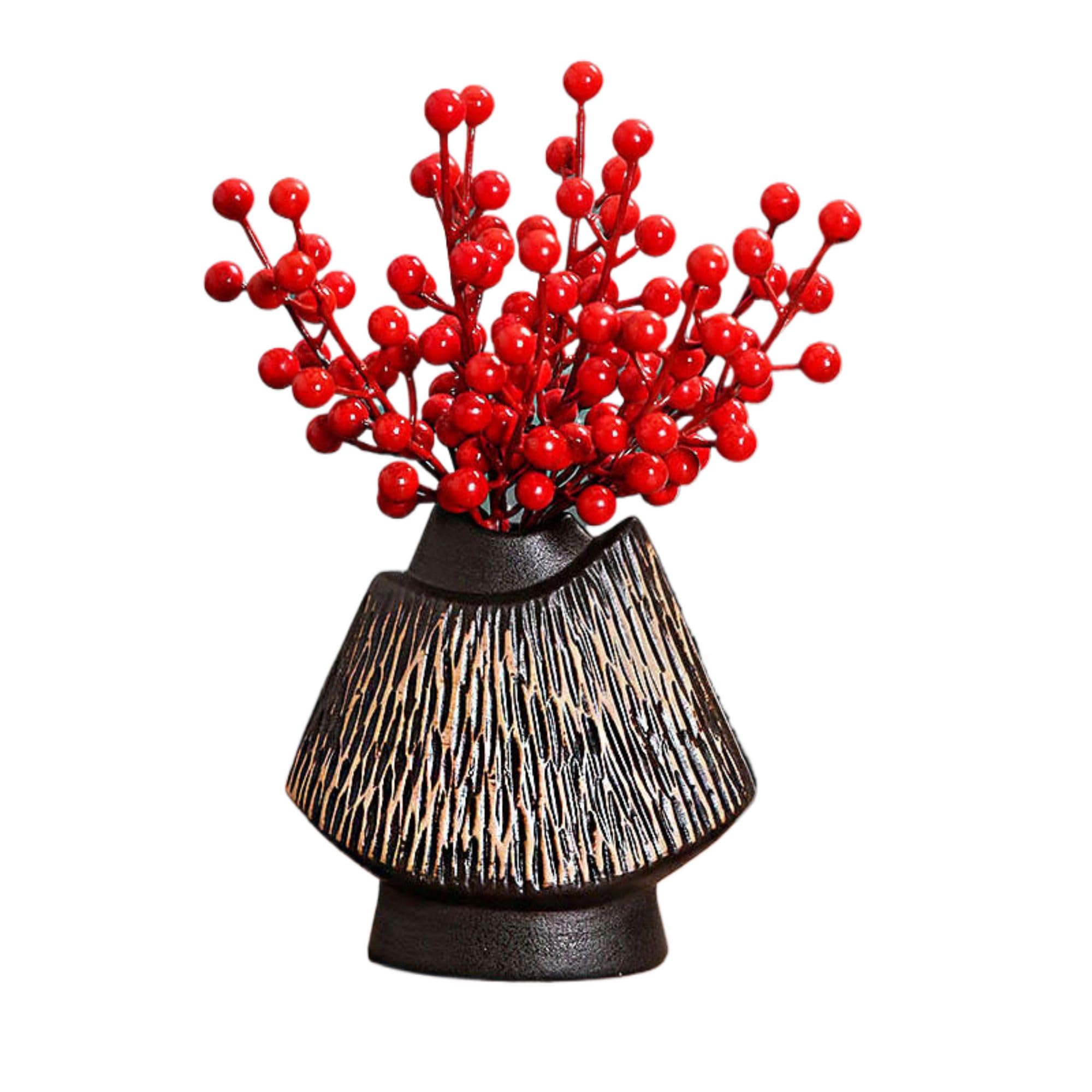 Amazon.com: 新中式花瓶客厅插花花器玄关电视柜博古架家居装饰品